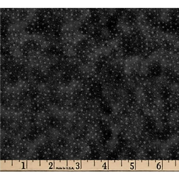 Norway Dots Black Tonal Cotton Gray Dots Black Magnet Gray Waverly Blender BTY - Picture 2 of 2
